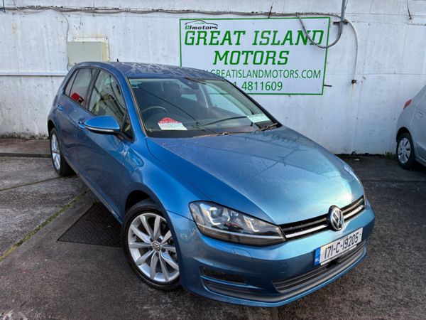 Volkswagen Golf Hatchback, Petrol, 2017, Blue