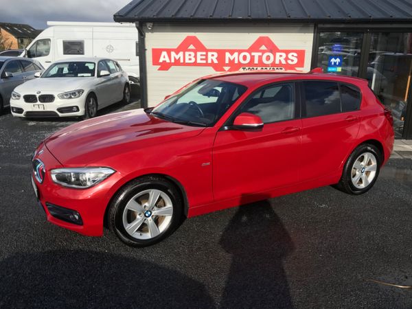 BMW 1-Series Hatchback, Diesel, 2018, Red