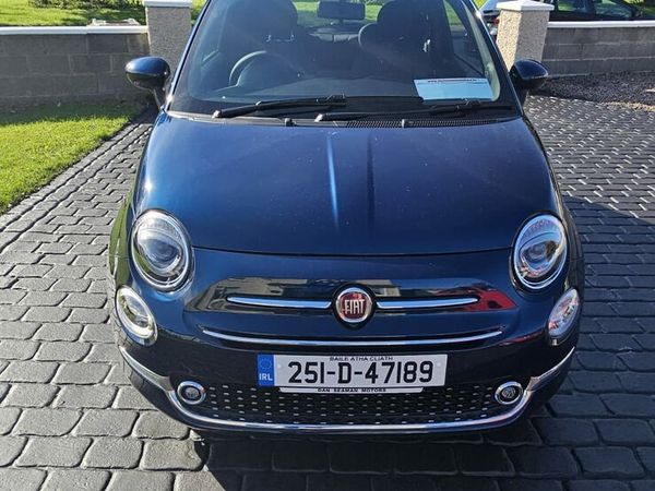 Fiat 500 Hatchback, Petrol, 2025, Blue