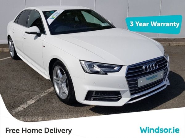 Audi A4 Saloon, Petrol, 2018, White