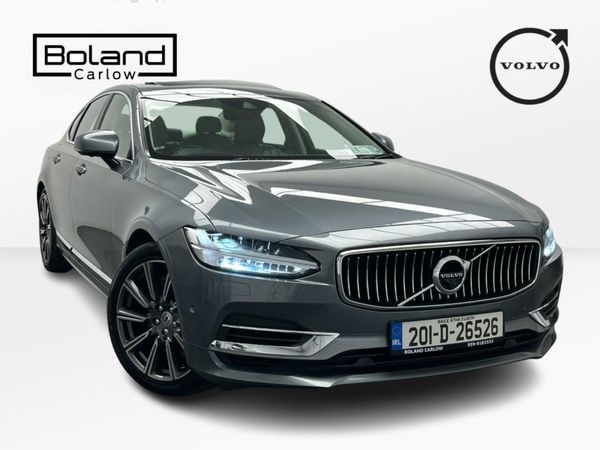 Volvo S90 Saloon, Petrol Plug-in Hybrid, 2020, Grey