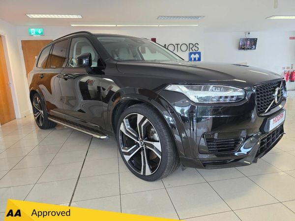 Volvo XC90 SUV, Petrol Plug-in Hybrid, 2023, Black
