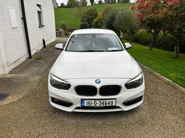 BMW 1-Series Hatchback, Diesel, 2015, White