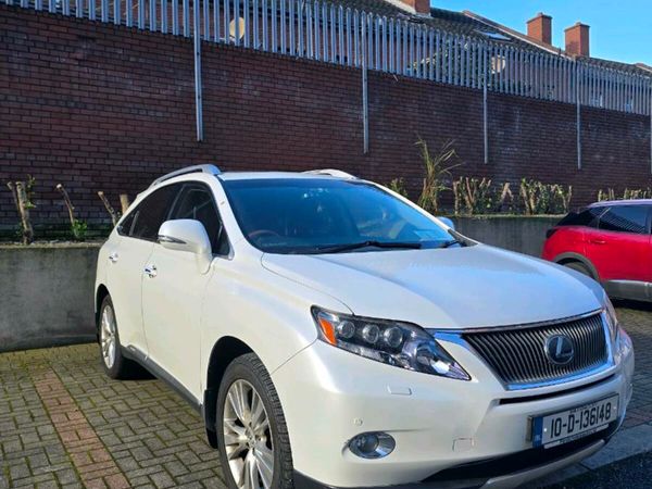 Lexus RX SUV, Petrol Hybrid, 2010, White