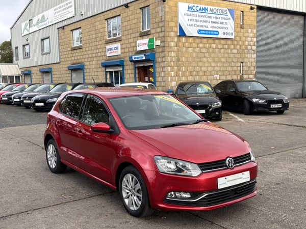 Volkswagen Polo Hatchback, Petrol, 2015, Red