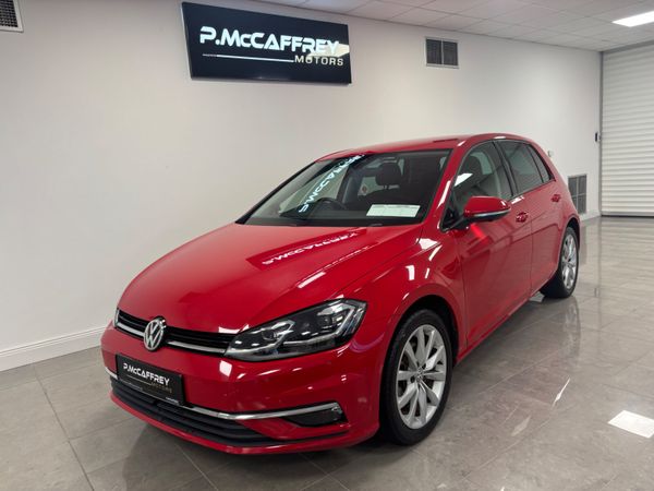 Volkswagen Golf Hatchback, Petrol, 2018, Red