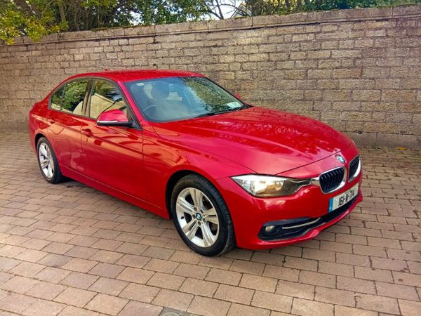 BMW 3-Series Saloon, Diesel, 2016, Red
