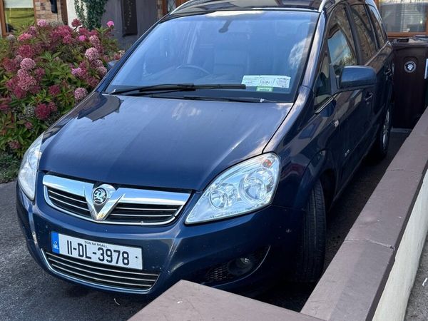 Vauxhall Zafira MPV, Diesel, 2011, Blue