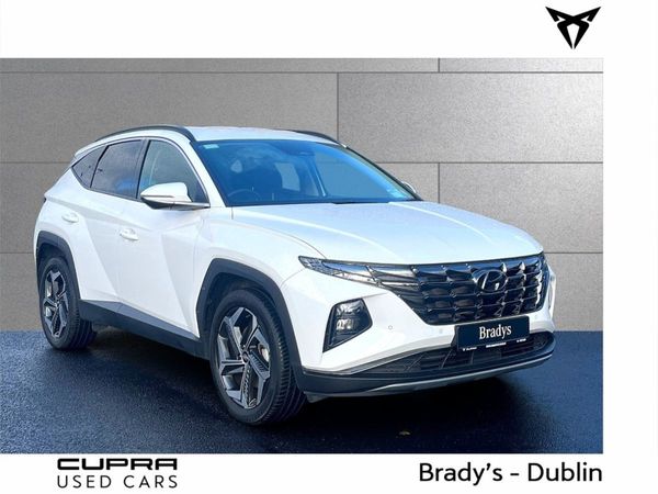 Hyundai Tucson SUV, Petrol Hybrid, 2023, White