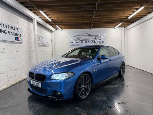 BMW 5-Series Saloon, Diesel, 2016, Blue