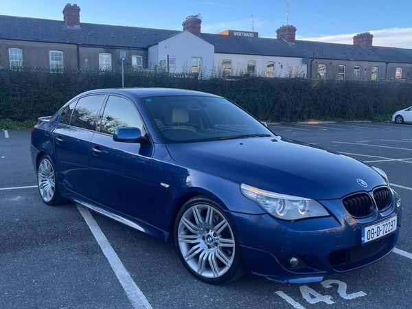 BMW 5-Series Saloon, Diesel, 2008, Blue