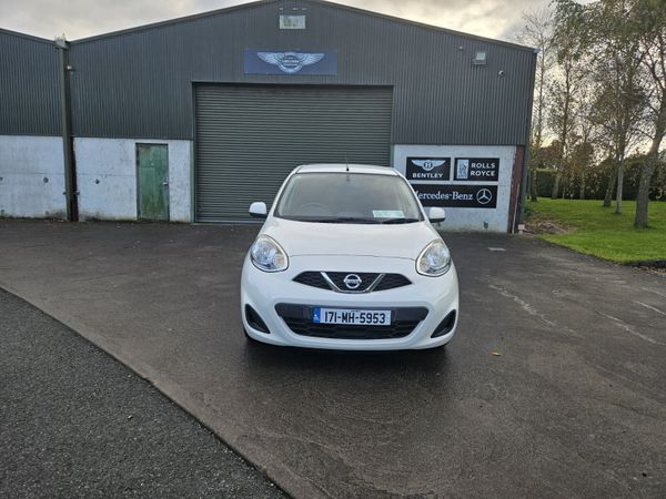 Nissan March Hatchback, Petrol, 2017, White
