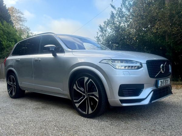 Volvo XC90 SUV, Petrol Plug-in Hybrid, 2021, Silver