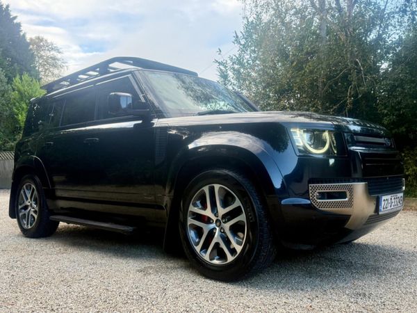 Land Rover Defender SUV, Petrol Plug-in Hybrid, 2022, Black