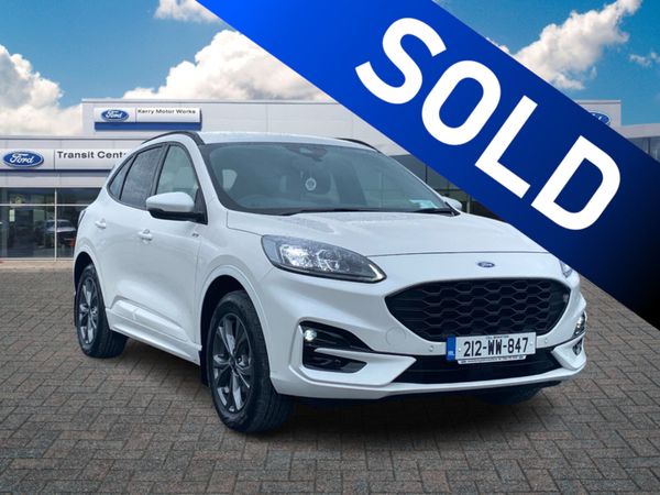 Ford Kuga SUV, Petrol Plug-in Hybrid, 2021, White
