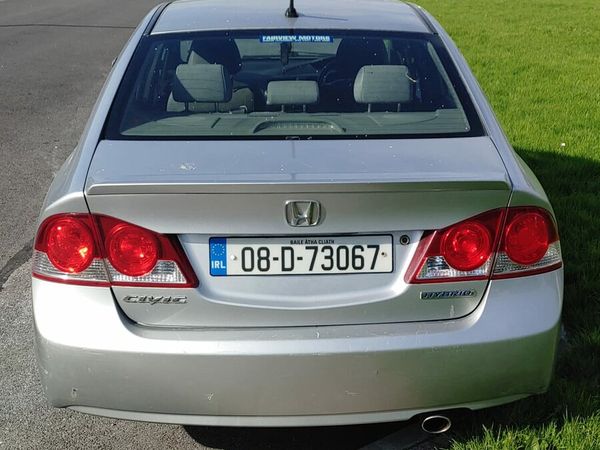 Honda Civic Saloon, Petrol Hybrid, 2008, Silver