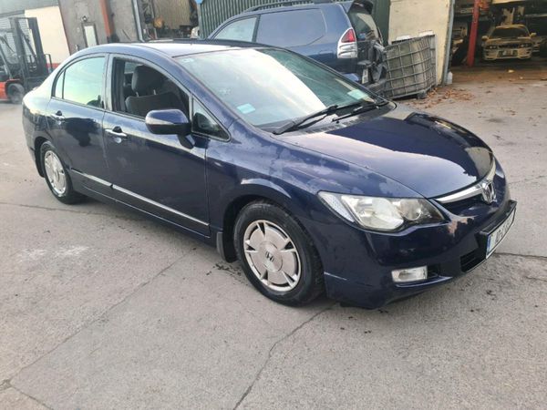 Honda Civic Saloon, Petrol Hybrid, 2010, Blue