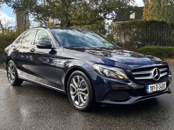 Mercedes-Benz C-Class Saloon, Petrol, 2018, Blue