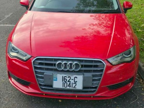 Audi A3 Saloon, Petrol, 2016, Red