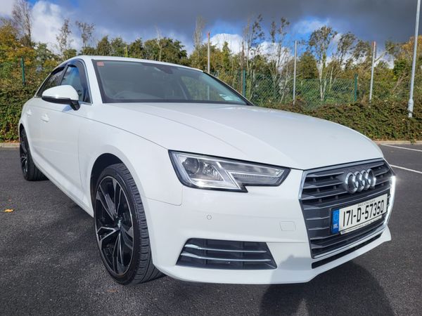 Audi A4 Saloon, Petrol, 2017, White