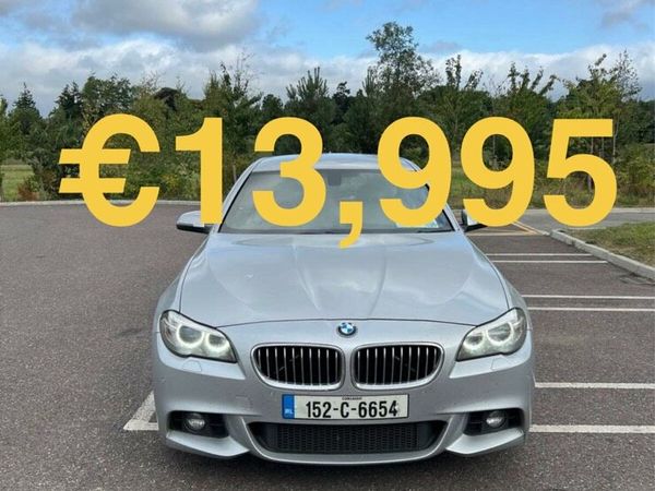 BMW 5-Series Saloon, Diesel, 2015, Silver