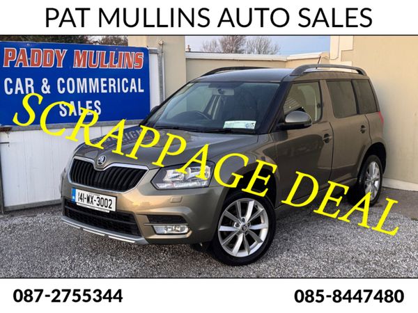 Skoda Yeti Estate, Petrol, 2014, Green