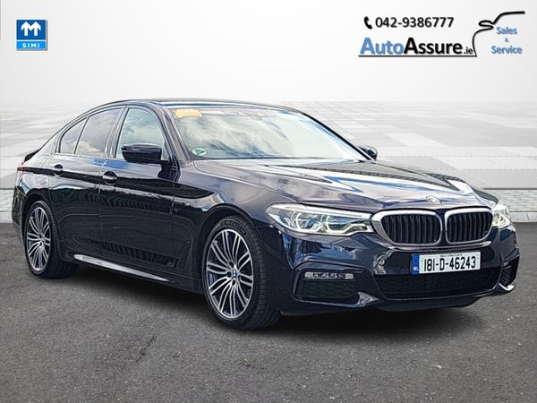 BMW 5-Series Saloon, Diesel, 2018, Black