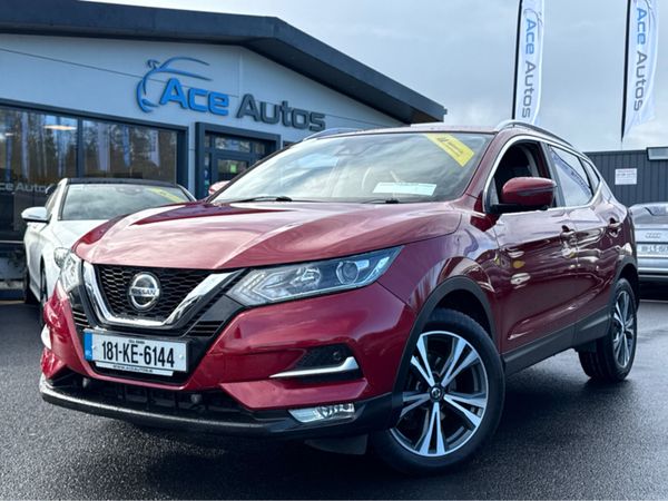 Nissan Qashqai SUV, Diesel, 2018, Red