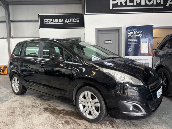 Peugeot 5008 MPV, Diesel, 2015, Black