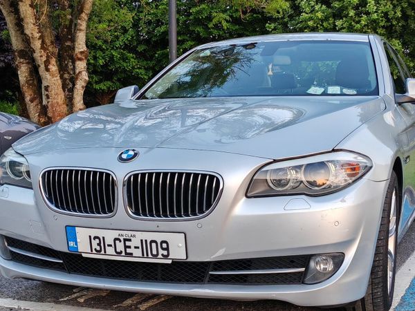 BMW 5-Series Saloon, Diesel, 2013, Silver