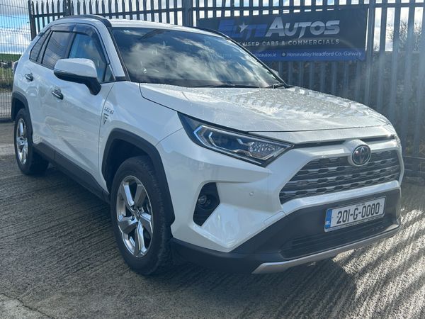 Toyota RAV4 SUV, Petrol Hybrid, 2020, White