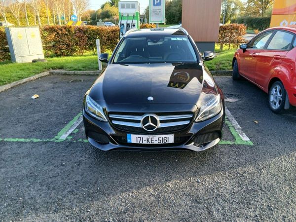 Mercedes-Benz C-Class Estate, Petrol Plug-in Hybrid, 2017, Black