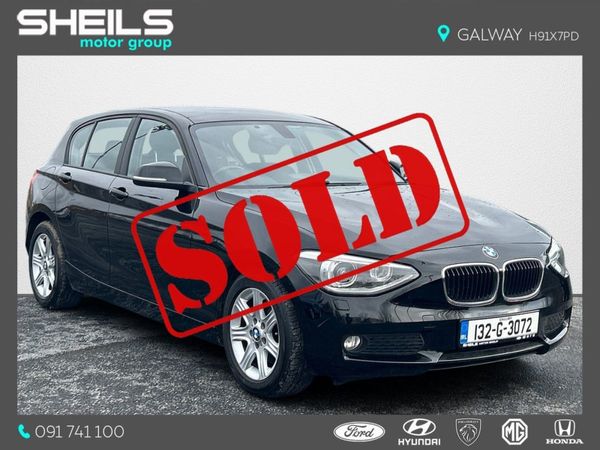 BMW 1-Series Hatchback, Petrol, 2013, Black