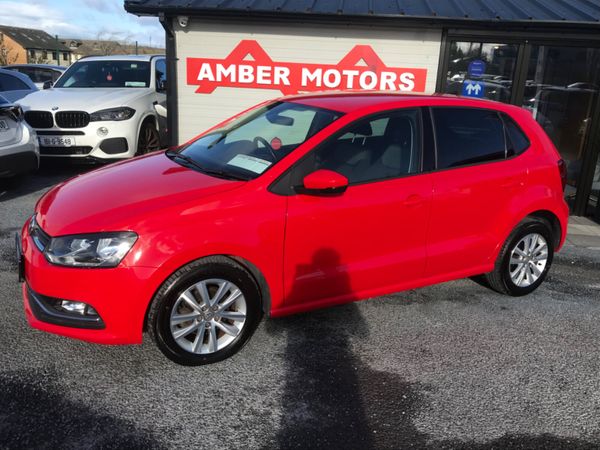 Volkswagen Polo Hatchback, Petrol, 2016, Red