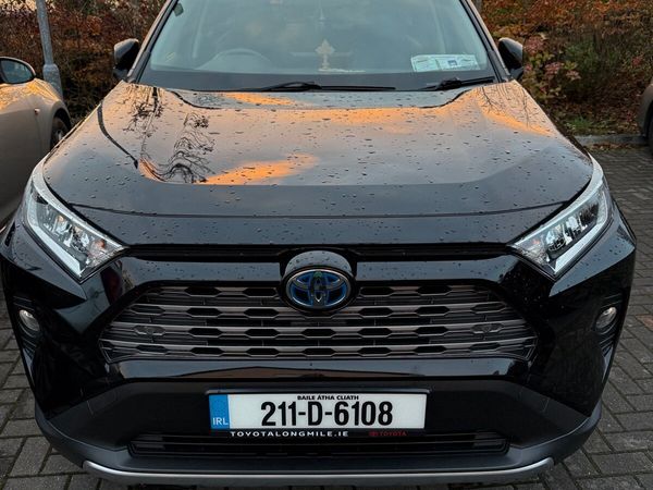 Toyota RAV4 SUV, Petrol Hybrid, 2021, Black