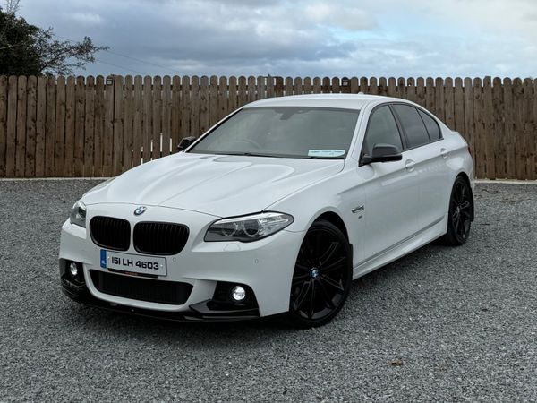 BMW 5-Series Saloon, Diesel, 2015, White