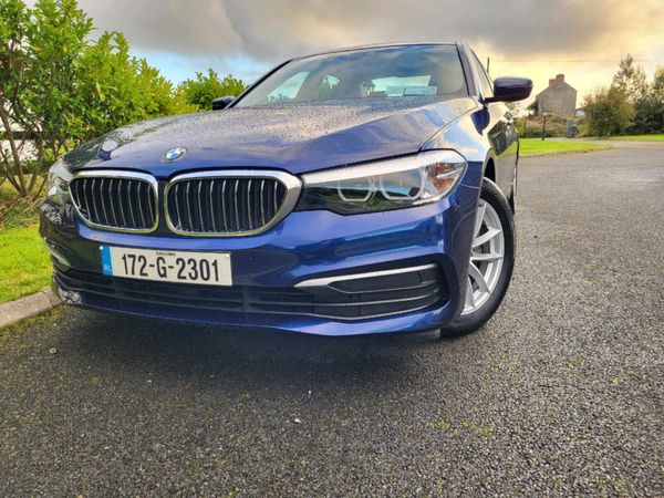 BMW 5-Series Saloon, Diesel, 2017, Blue