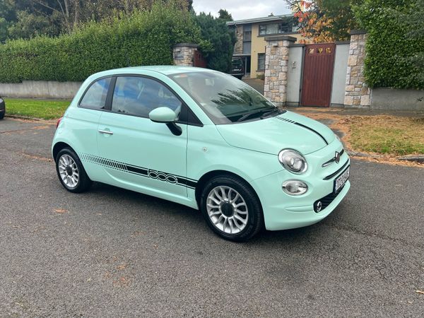 Fiat 500 Hatchback, Petrol, 2017, Green