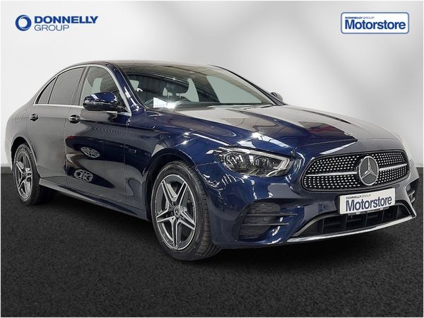Mercedes-Benz E-Class Saloon, Diesel Hybrid, 2021, Blue