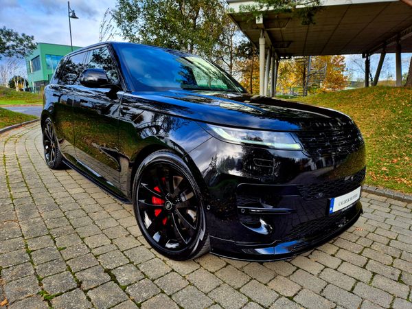 Land Rover Range Rover Sport SUV, Petrol Plug-in Hybrid, 2024, Black