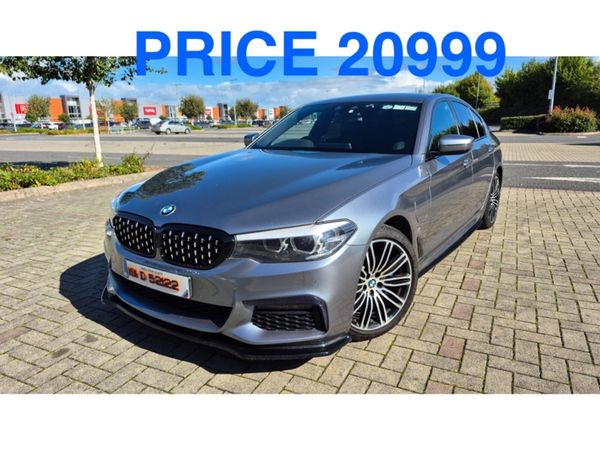BMW 5-Series Saloon, Petrol Plug-in Hybrid, 2019, Blue