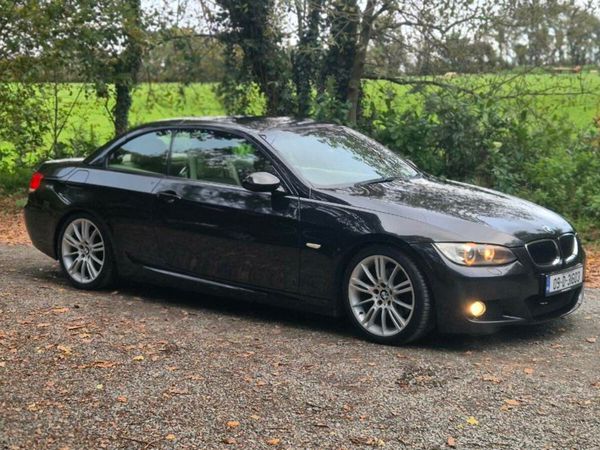 BMW 3-Series Convertible, Diesel, 2009, Black