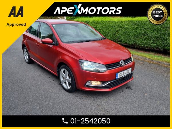 Volkswagen Polo Hatchback, Petrol, 2016, Red