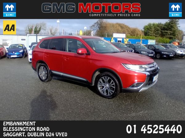 Mitsubishi Outlander Estate, Diesel, 2017, Red