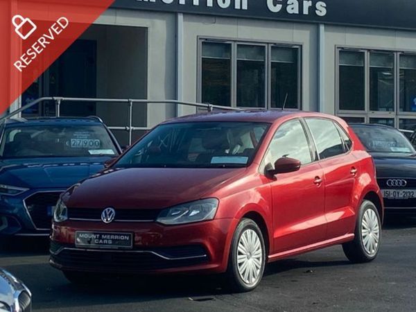Volkswagen Polo Hatchback, Petrol, 2015, Red