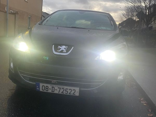 Peugeot 308 Hatchback, Diesel, 2008, Black