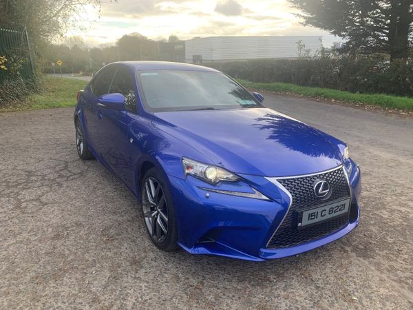 Lexus IS Saloon, Petrol Hybrid, 2015, Blue