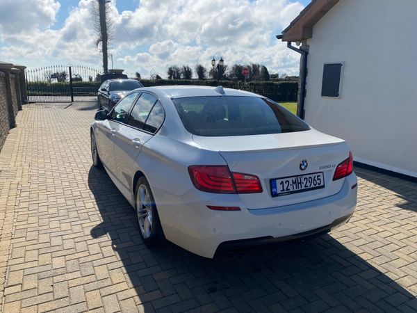 BMW 5-Series Saloon, Diesel, 2012, White