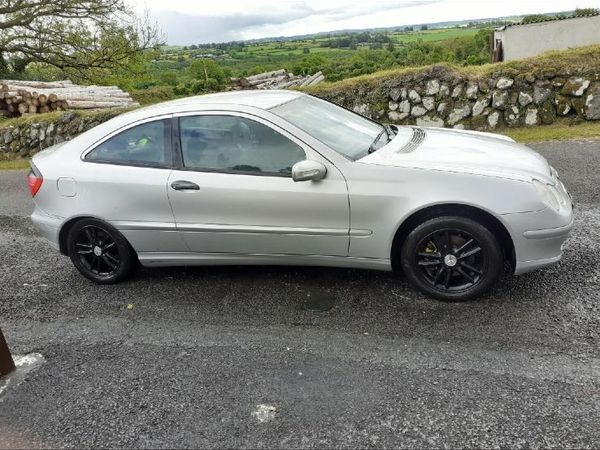 Mercedes-Benz C-Class Coupe, Petrol, 2004, Silver