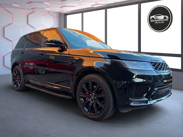 Land Rover Range Rover Sport SUV, Petrol Plug-in Hybrid, 2021, Black